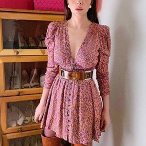 Zara Mini Printed Floral Dress